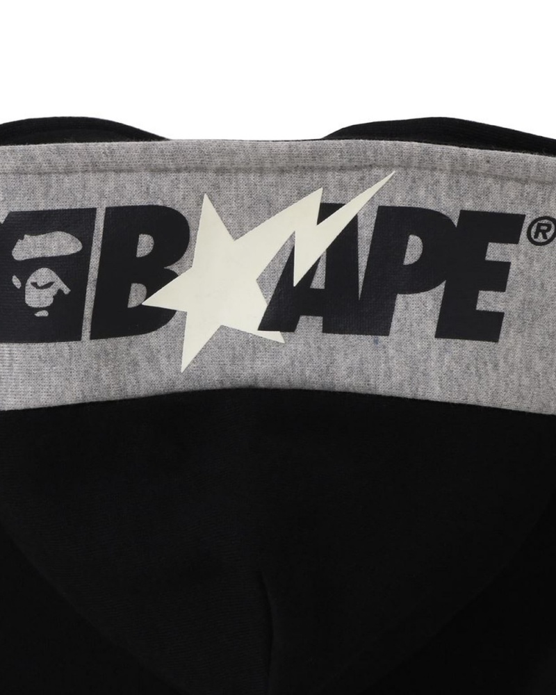 Vêtements D'extérieur Bape Zip Hoodie Noir Enfant | ZNP-57303948